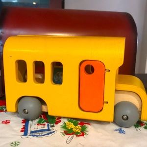 Plan Toys Wooden Bus